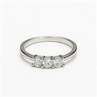 Anneau Idee Preziose dal 1987 Femme in Or blanc Zircone IP.AK18B/37 - IP.AK18B/37